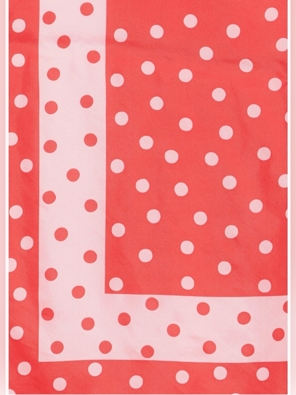 Kate Spade Springtime Dot 100% Silk Square Scarf - Picture 2 of 5